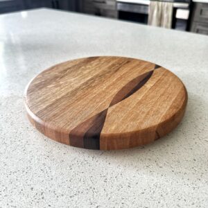 White oak lazy susan