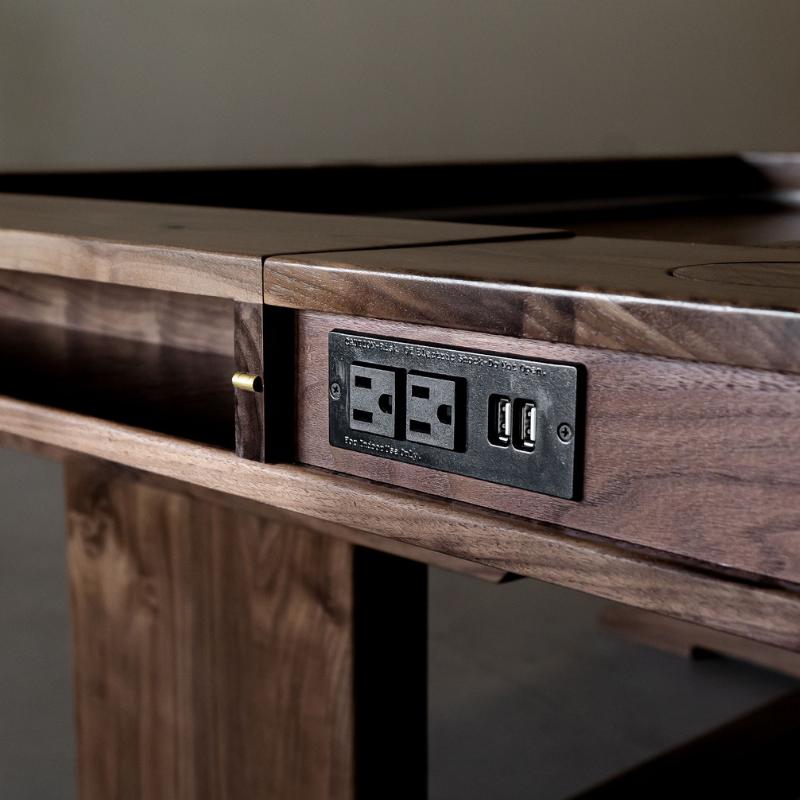 Flip out game table