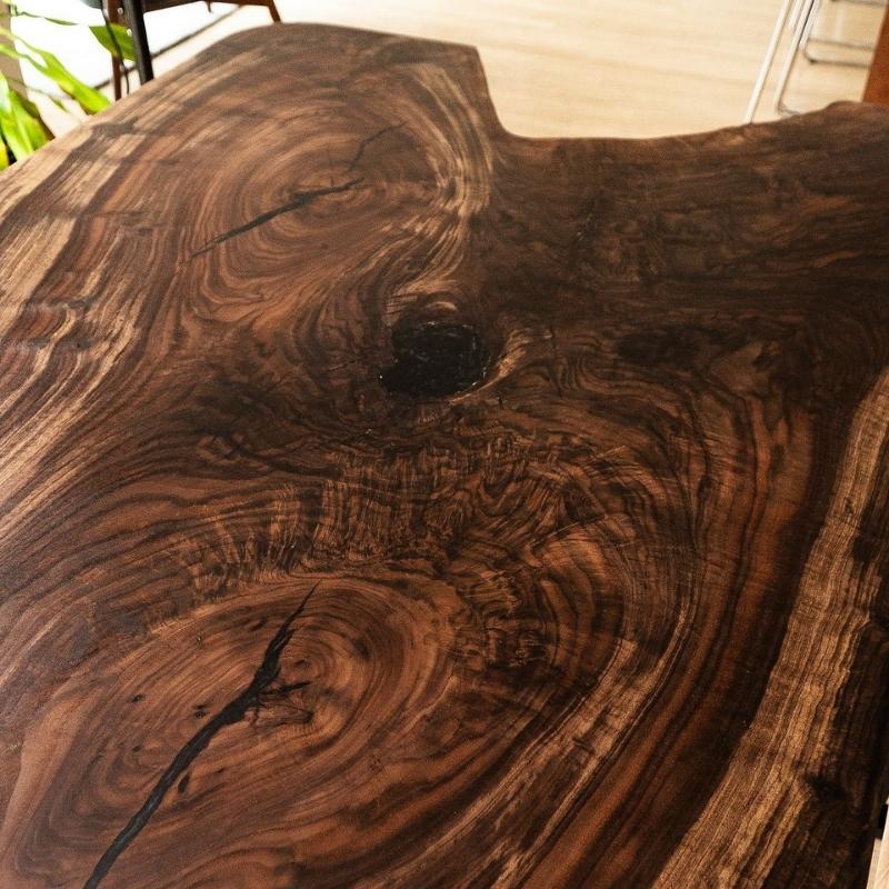 Live edge dining table