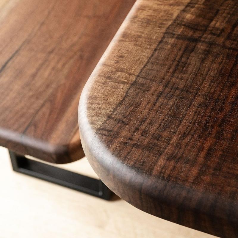 Live edge dining table